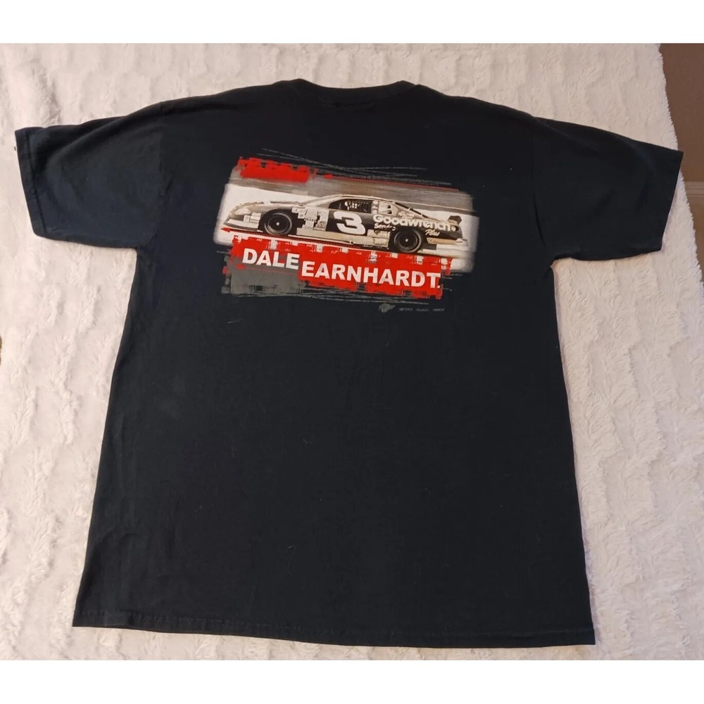 Vintage Dale Earnhardt Sr #3 Winners Circle Black T-Shirt Mens Size Large Nascar